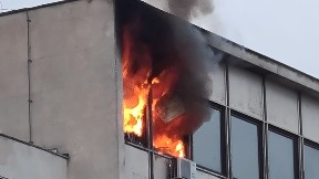 Požar u Poreskoj policiji